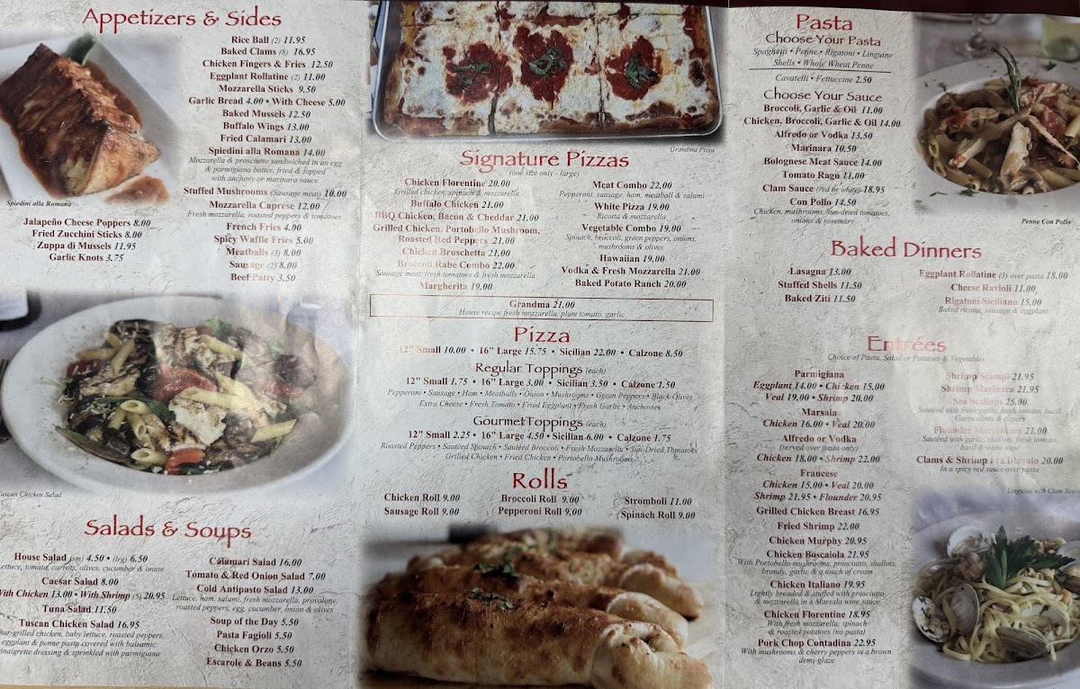 Renato's Pizza Masters Menu - Image 1