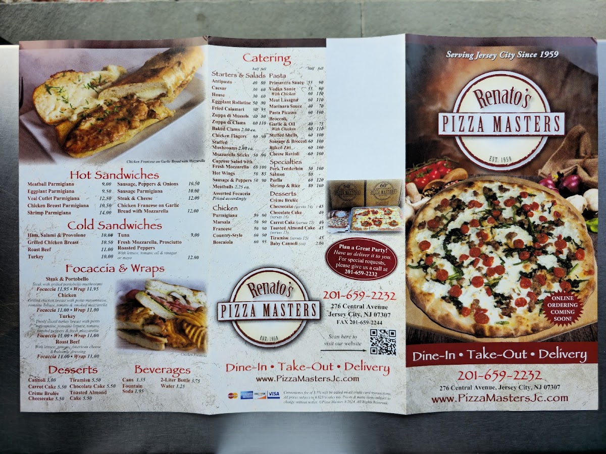 Renato's Pizza Masters Menu - Image 4